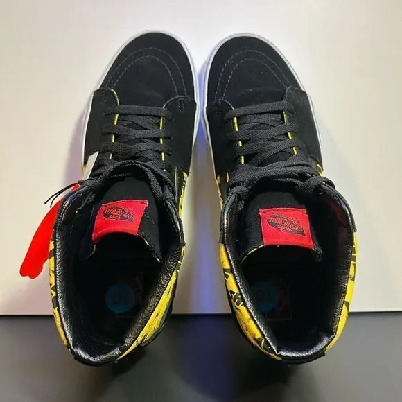 *NWT* VANS x House Of Terror The Shining Men’s Yellow Sk8 Hi Sneakers / Size 10 - Picture 6 of 12